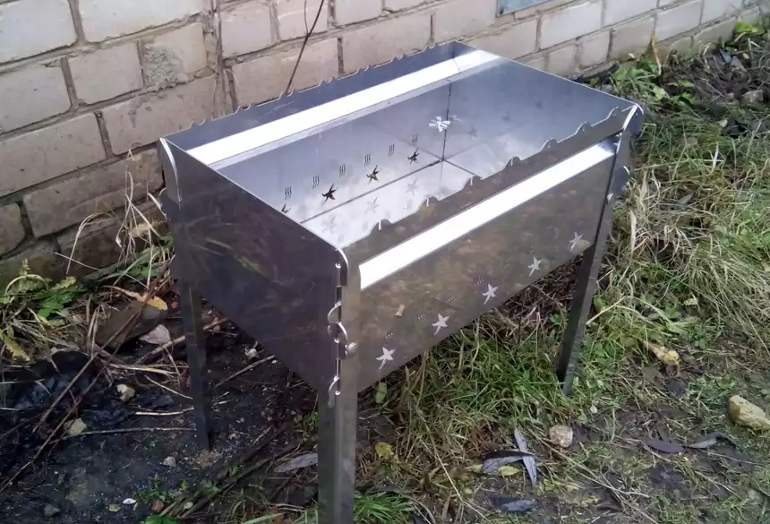 Мангал из нержавейки 2 фото