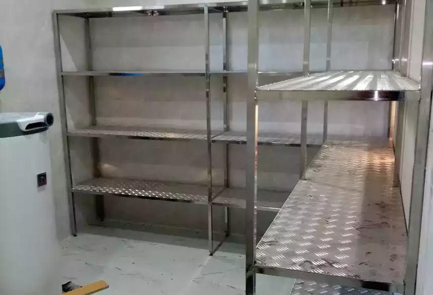 Паллетный стеллаж из нержавейки